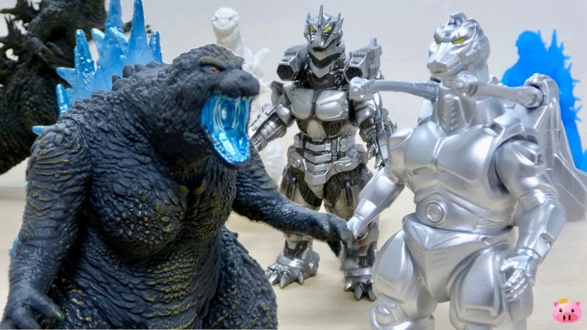 【ゴジラ・ストア限定ソフビ】 迫力のポーズが最高! モンスターシリーズ ゴジラ（2023）熱線放射Ver. & スーパーメカゴジラ