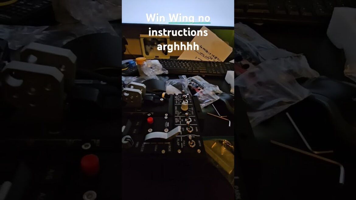 Win wing nice throttles but weres the damn instructions?? #winwing #hotas