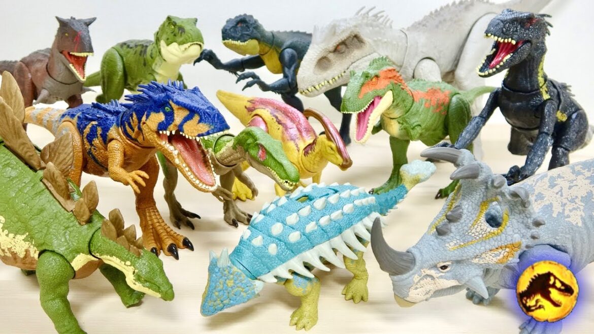 ジュラシックワールド ファクトのアプリで大量の恐竜をスキャン! 恐竜のサイズが変わって楽しすぎるんですけど〜♫