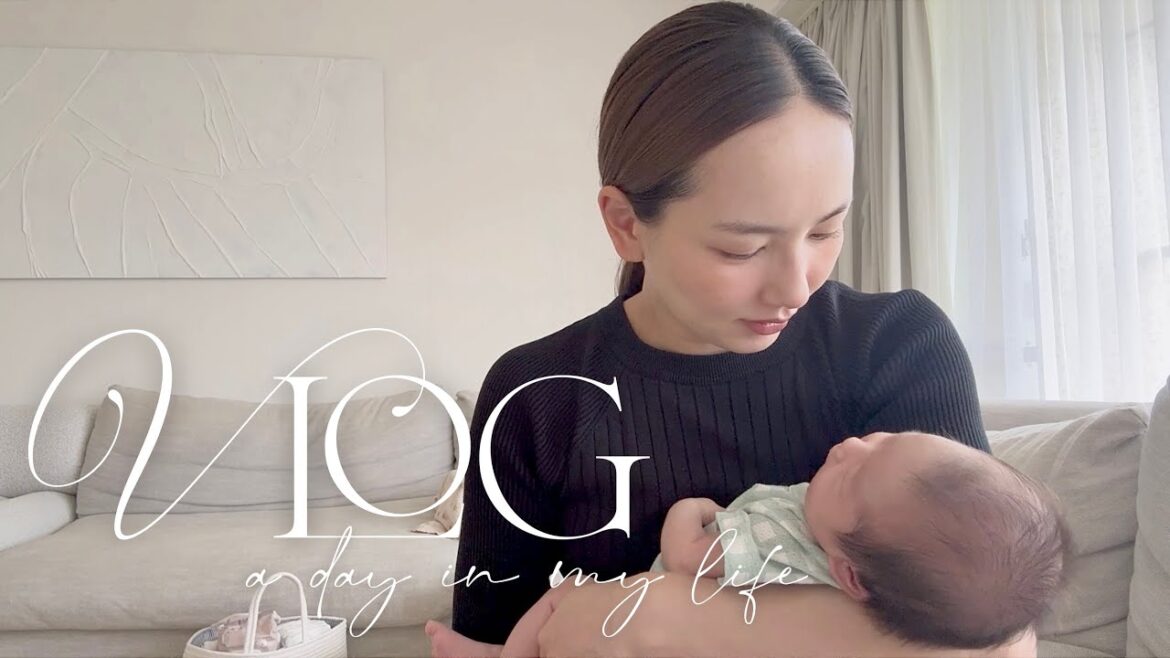【VLOG】新生児と過ごす5人家族の1日