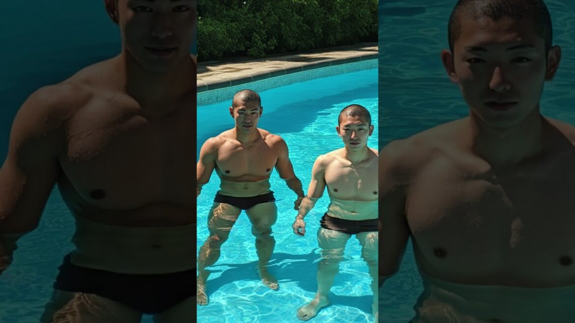 競泳野球坊主：秘密のトレーニング Speedo Swimmer Part 5