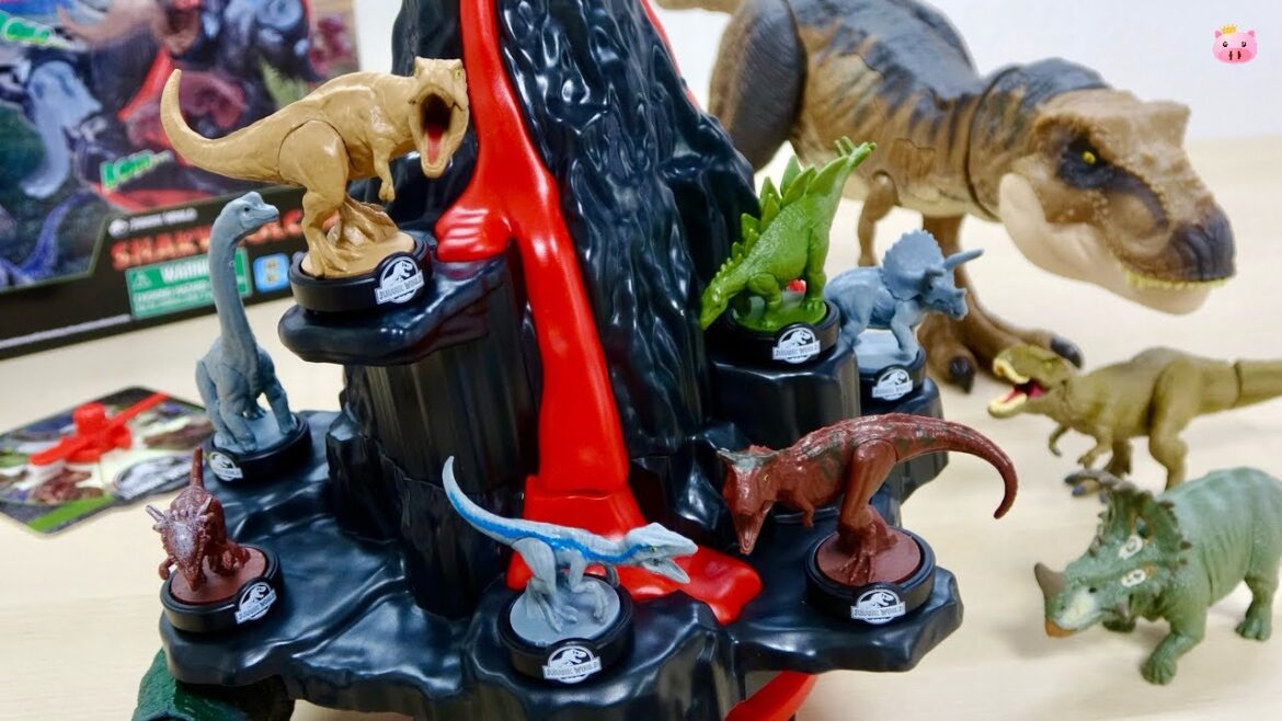 グラグラ火山に恐竜をのせるゲームが激むず! ジュラシック・ワールド 大噴火!ぶっ飛びボルケーノ グラグラ火山に恐竜をのせるゲームが激むず! ジュラシック・ワールド 大噴火!ぶっ飛びボルケーノ