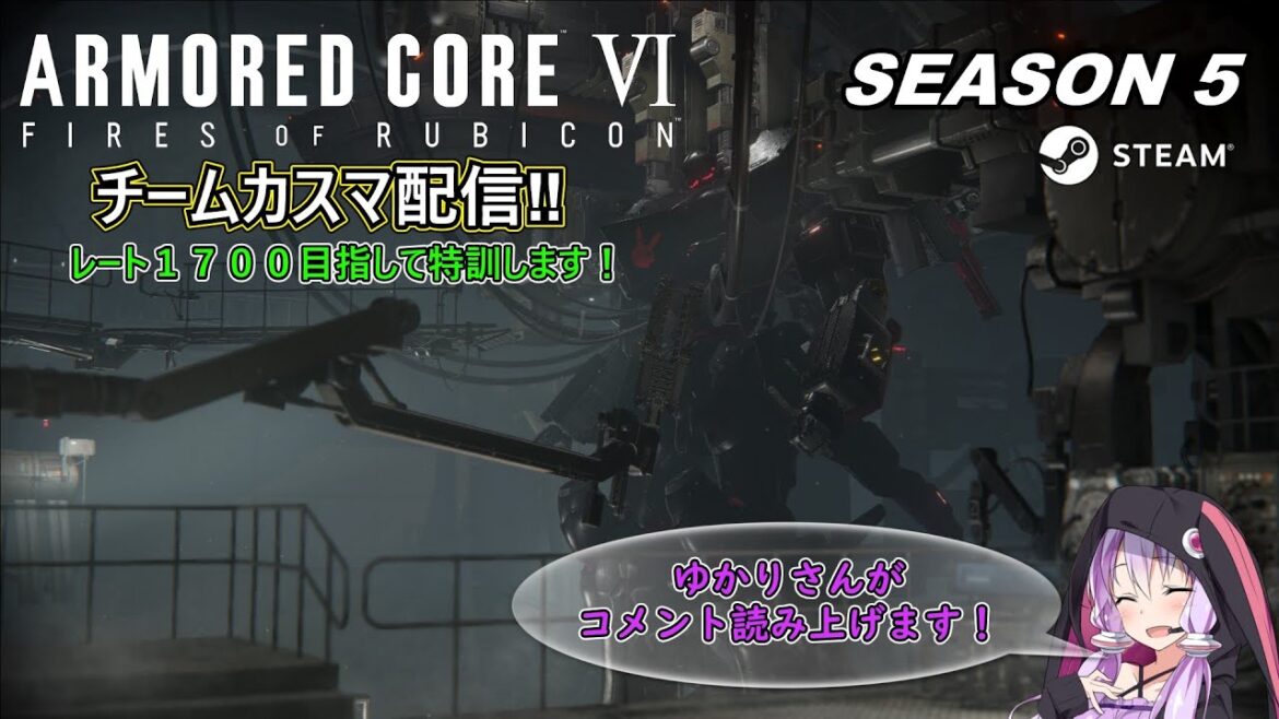 【AC6】チームカスタムマッチ！特訓します‼【Steam版】