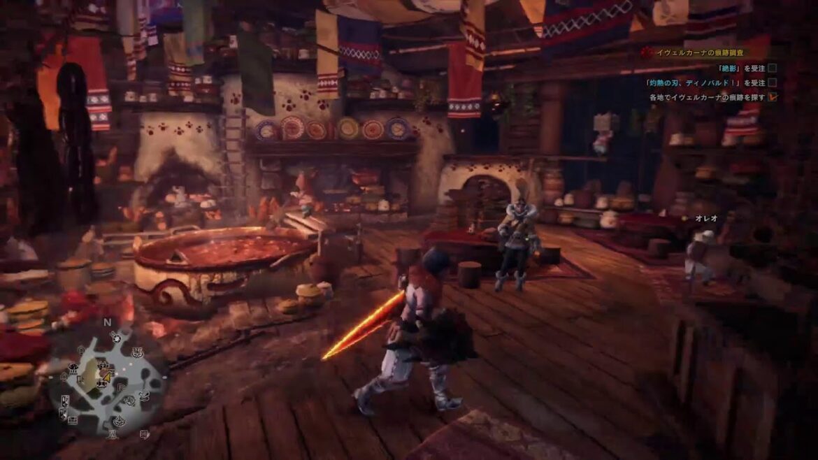 【MHW:IB】真夜中の村クエM☆3攻略【片手剣】