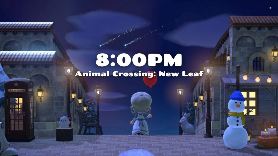 【とび森BGM】午後8時／星降る夜の街並み🕯✨