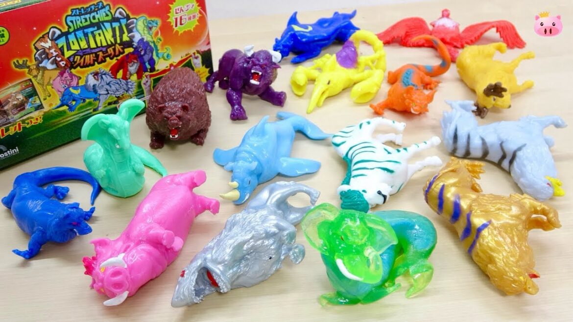 いろんな生き物が合体! 大人気のズータントシリーズ 第二弾登場! デアゴスティーニ ストレッチーズ ワイルドズータント コンプリートセット