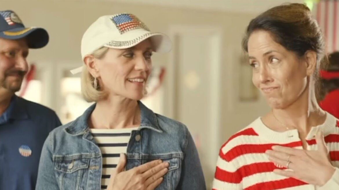 ‘Insulting’ advert depicts wives voting for Harris in secret over Trump