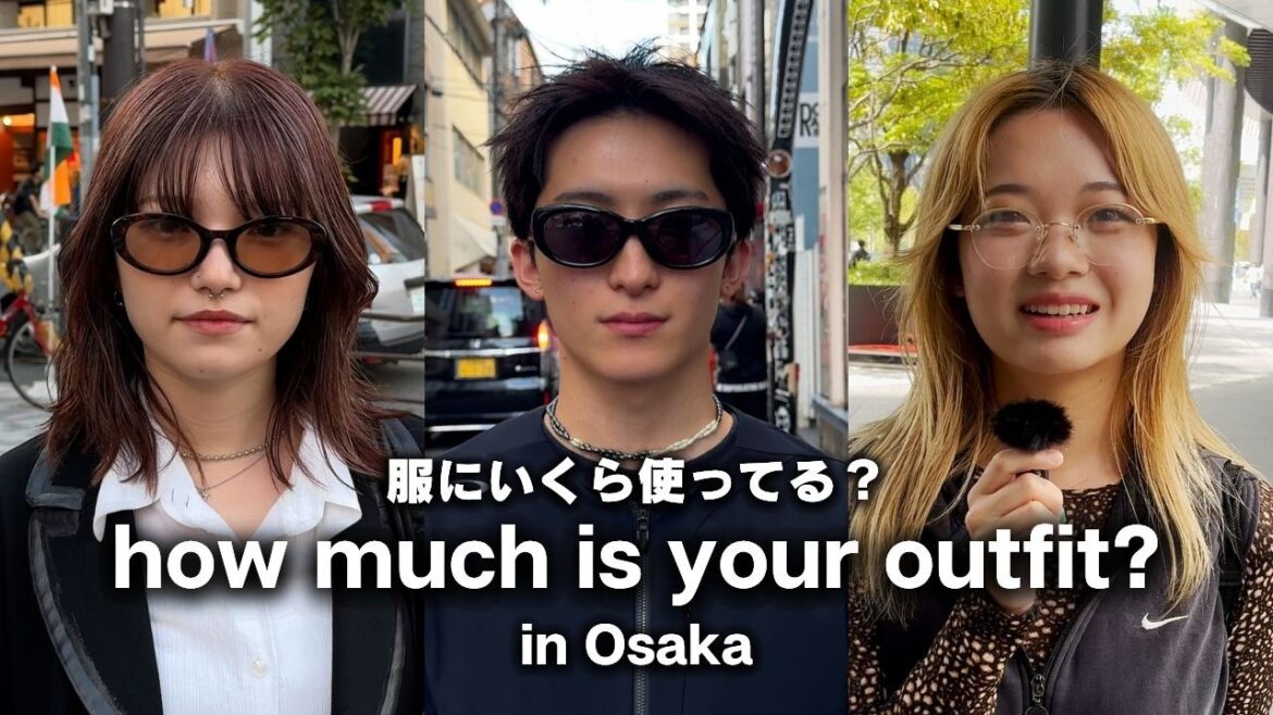 大阪の若者は服にいくらお金を使ってる？ ハイブランド・古着MIX【ストリートスナップ / ファッションスナップ】