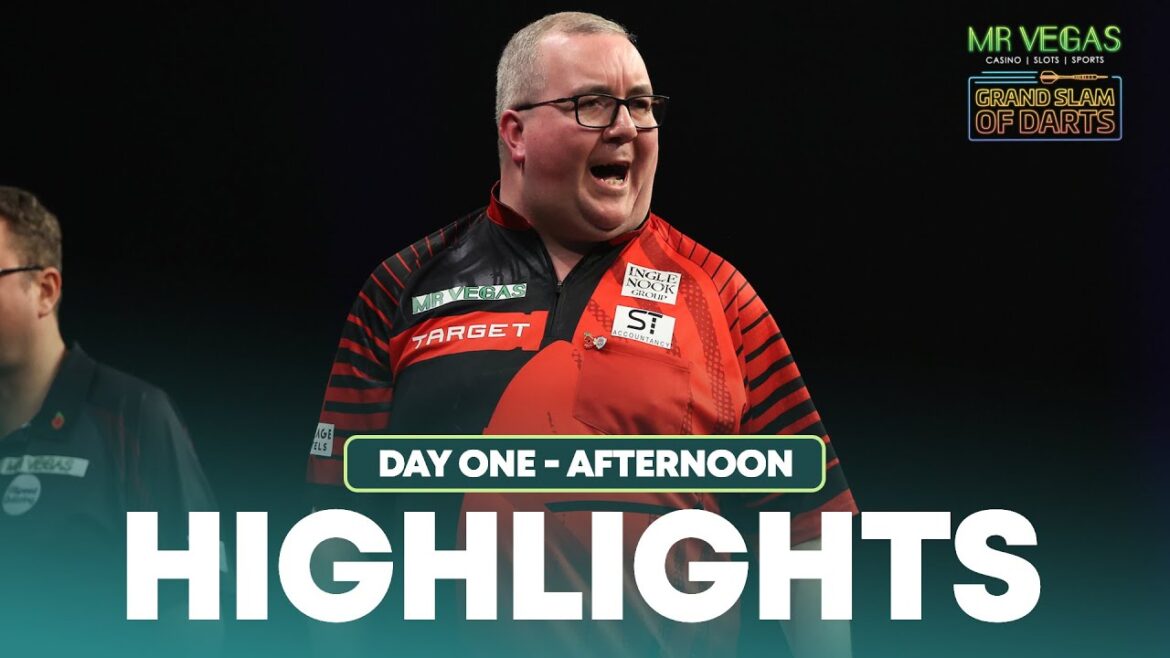 UNDERWAY IN WOLVES! Day One Afternoon Highlights - 2024 Mr Vegas Grand Slam of Darts
