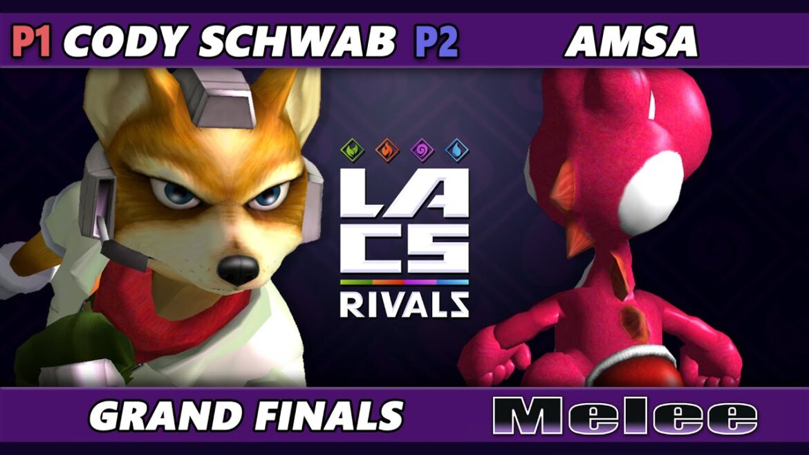LACS Rivals GRAND FINALS - Cody Schwab (Fox) Vs. aMSa (Yoshi) Smash Melee - SSBM