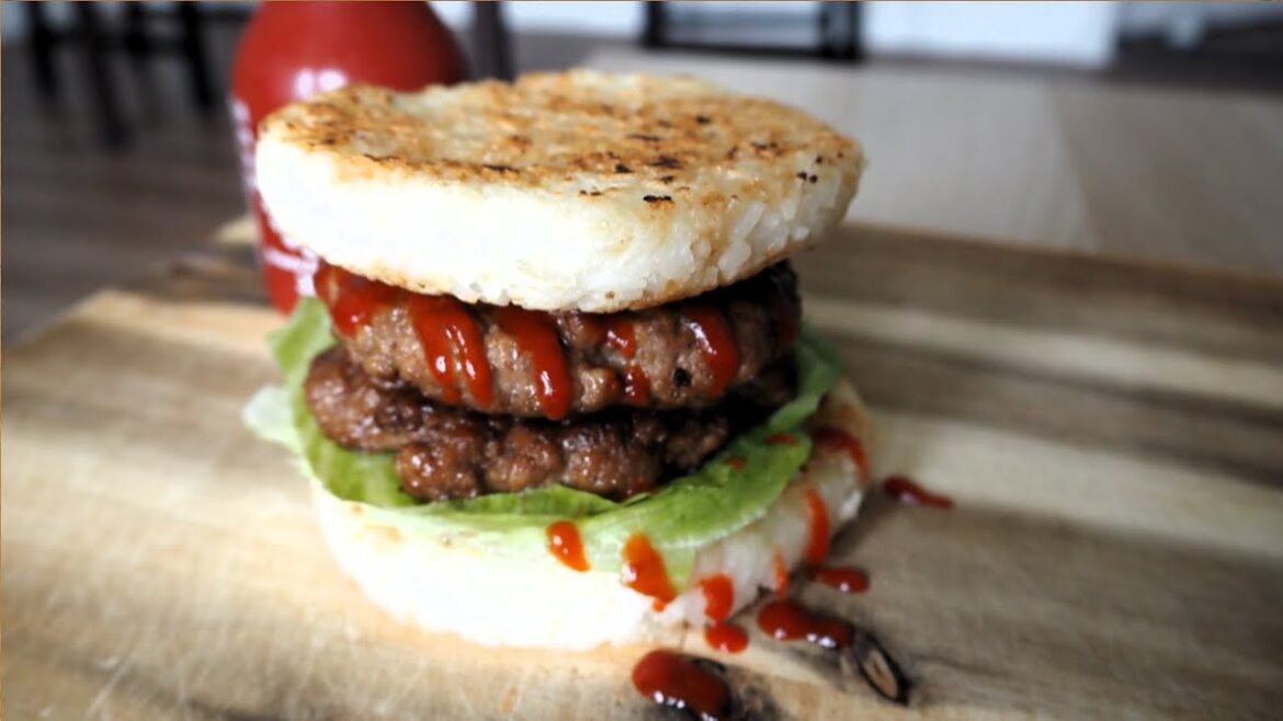 照り焼きビーフのライスバーガー