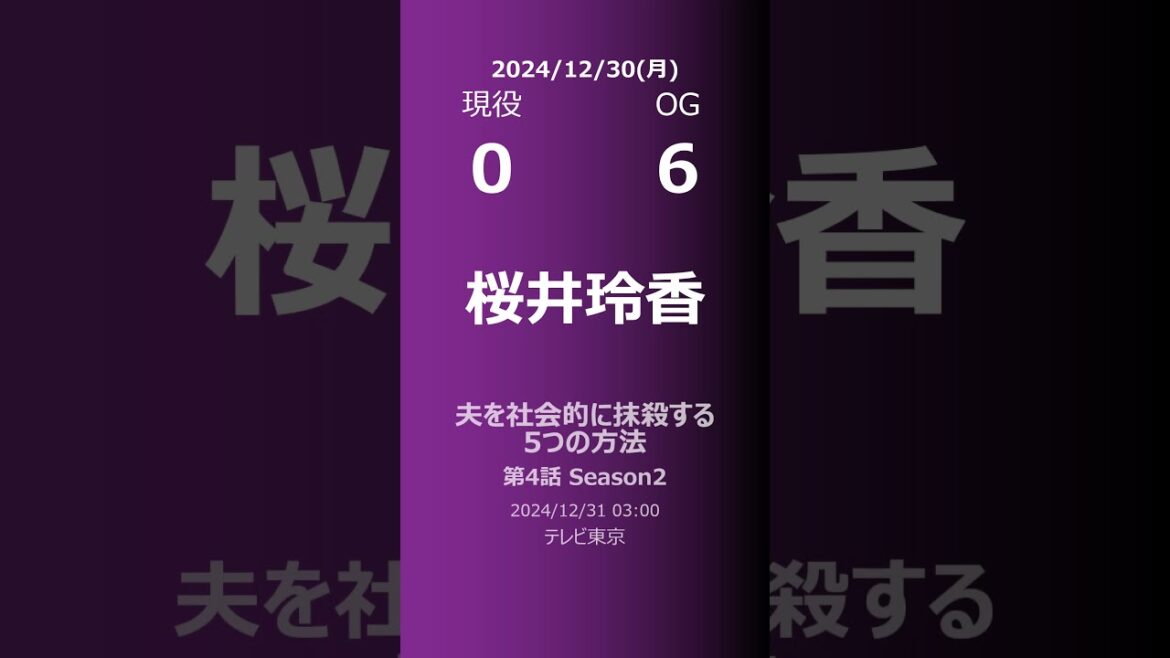 【明日の乃木坂】現役・OG 2024/12/30 #shorts #乃木坂46 【番組出演】