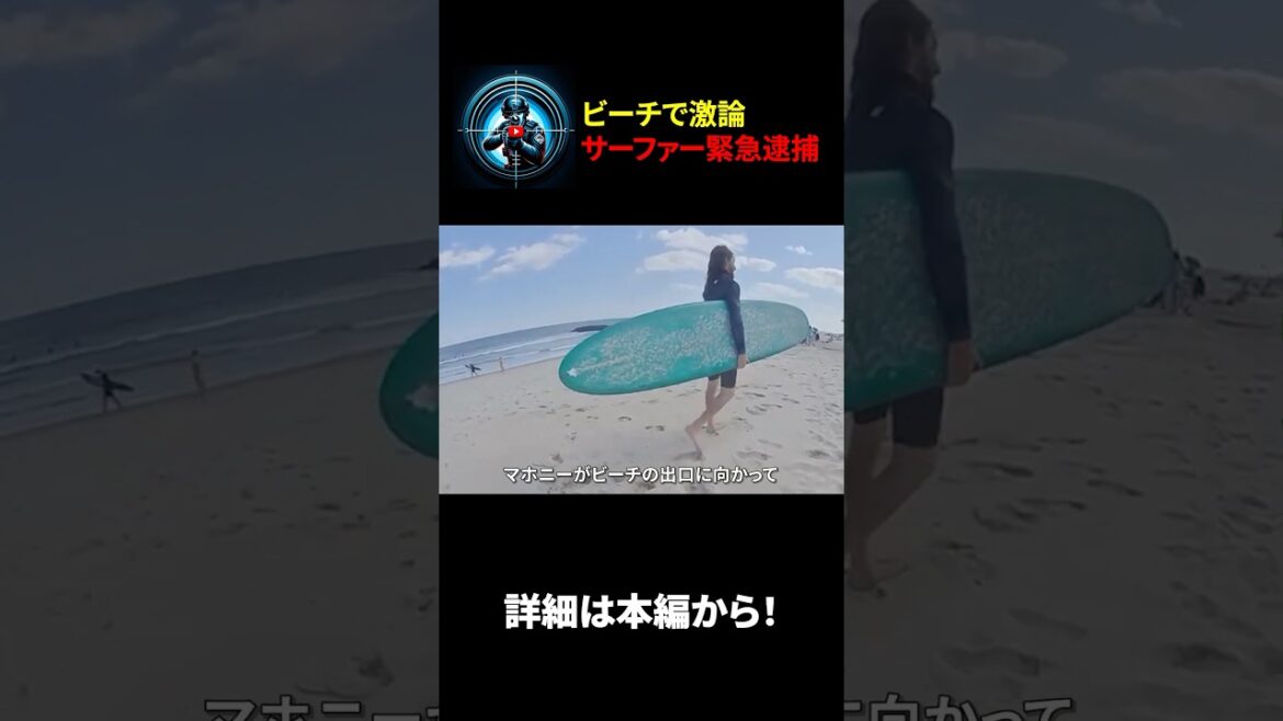 警官がサーファーを緊急逮捕！！その驚きの理由と容疑者の運命はいかに！？