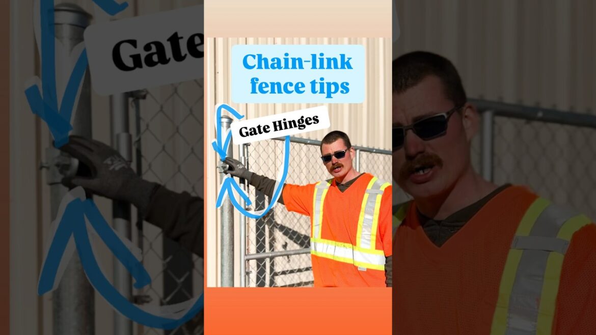 chain-link fence tips #tipsandtricks #tips #chainlink #howto #diy