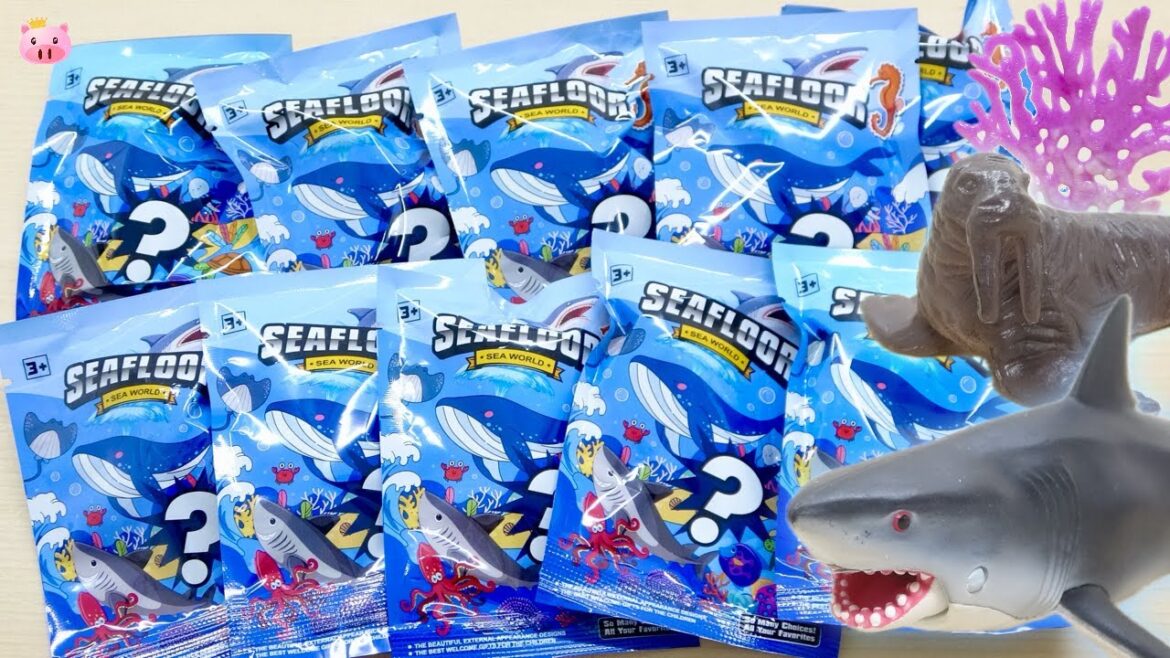 小さい袋からどんな海のいきものが出るかな? トイザらス シーワールドミニフィギュア10袋開封