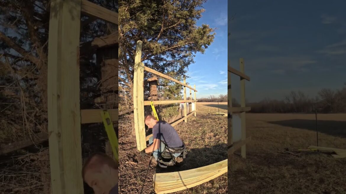 Fence Building Timelapse