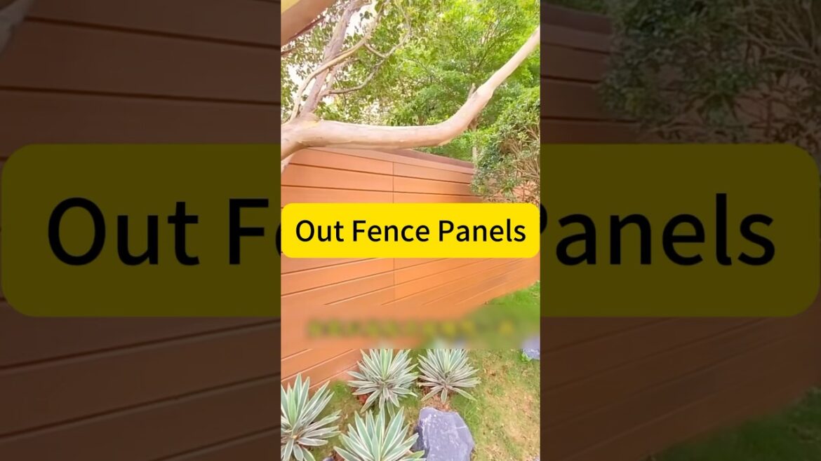 Get ready to enhance your outdoor living! Our weather - resistant outdoor fence panels here #fence
