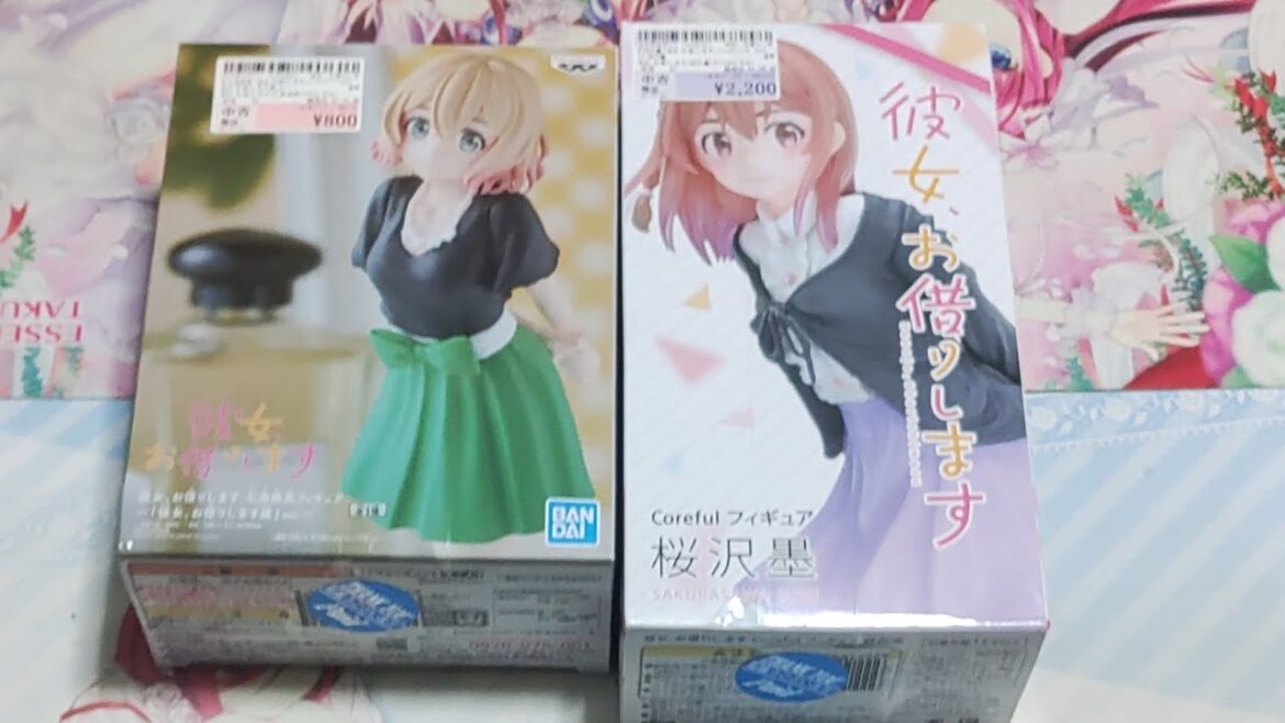 彼女お借りしますのフィギュアを2つ開封したら、出来が素晴らしかった😄