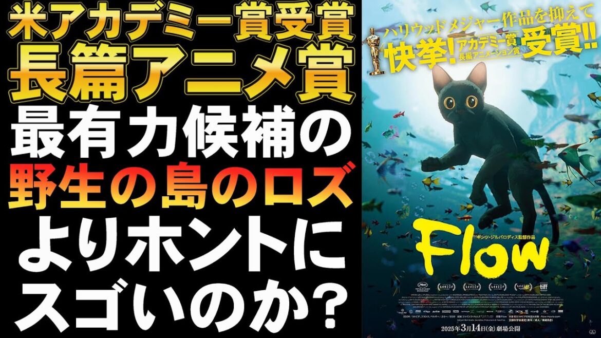 映画『Flow』擬人化なしの動物CGアニメが素晴らしい【アカデミー賞 アニメ アニメーション賞 映画レビュー 考察 興行収入 興収 filmarks ゴールデングローブ賞】 映画『Flow』擬人化なしの動物CGアニメが素晴らしい【アカデミー賞 アニメ アニメーション賞 映画レビュー 考察 興行収入 興収 filmarks ゴールデングローブ賞】