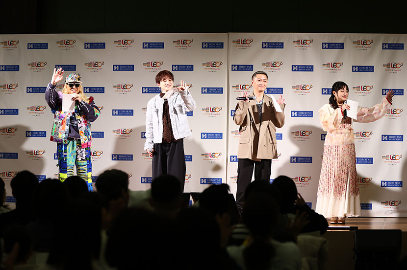 左から、TRF DJ KOOさん、Da-iCEの大野雄大さん・花村想太さん、大原櫻子さん