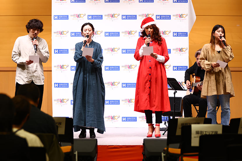 左から、moumoonのYUKAさん・MASAKIさん、LiLiCoさん、Miyuuさん