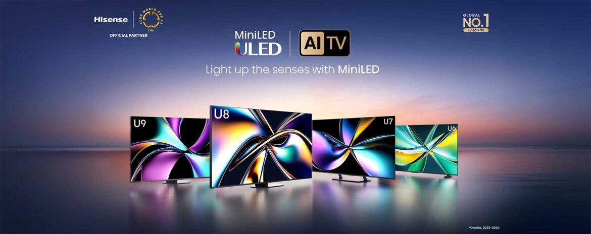 Hisense「ゲームモード・ウルトラ」で165HzリフレッシュレートのミニLED液晶TV。海外発表 - AV Watch