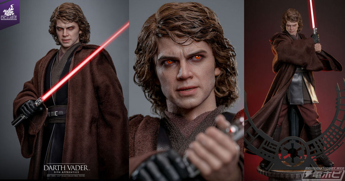 『スター・ウォーズ』ダークサイドに堕ちたアナキン！若き日の「ダース・ベイダー」が植毛仕様の最高級可動フィギュアとなってホットトイズから登場！1,500体限定でSWCJ先行販売！ - 電撃ホビーウェブ