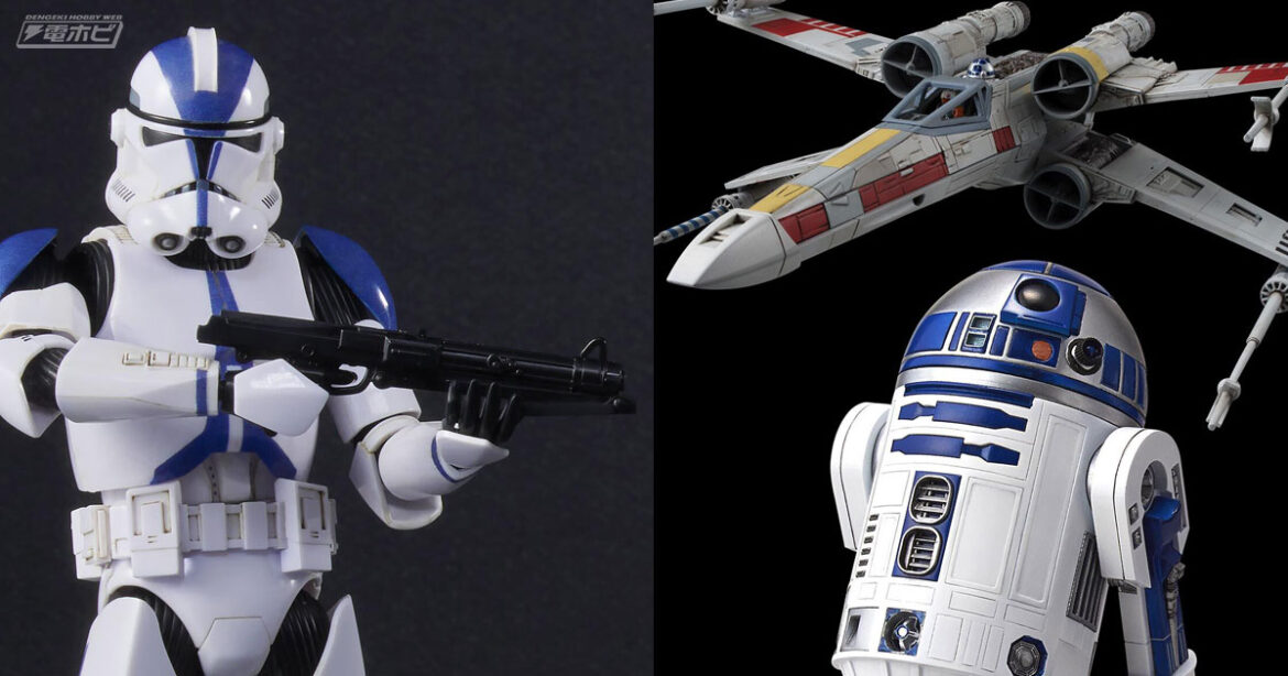 コマンダー、キャプテン、ルテナントなどを再現可能！『スター・ウォーズ』限定仕様のクローン・トルーパーのプラモデルがプレバンに登場！Xウイング・スターファイターと R2-D2のセットも！ - 電撃ホビーウェブ