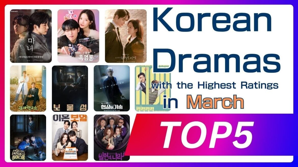 【SUB】Top 5 Korean Dramas with the Highest Ratings in March