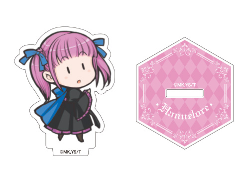『本好きの下剋上』POP UP SHOPのグッズ、ミニアクリルスタンド＜ハンネローレの貴族院五年生編＞　全2種です。