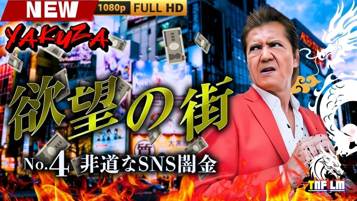 「ヤクザ映画」欲望の街　No4 非道なSNS闇金 🎬🎬 日本のアクションドラマ🅷🅾🆃⛩️☀️🎴 Full HD 2025