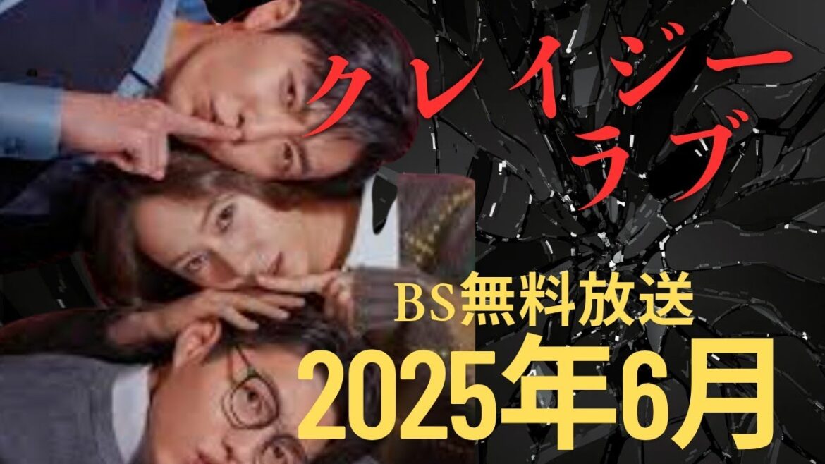 2025年6月無料放送/韓国ドラマ【クレイジーラブ】のあらすじ紹介／キムジェウク