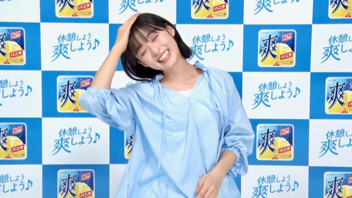 森七菜、大分弁に照れ!?5つの都道府県にねぎらいとエール／ロッテ「爽」CM＋インタビュー＋メイキング