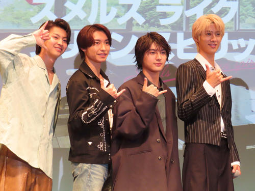 阿部顕嵐「初対面で人のおしりをたたいた」撮影振り返る 19歳俳優は「けっこう痛かった」 – nikkansports.com 映画「スメルズ ライク グリーン スピリット」の完成上映会に出席した、左から藤本洸大、阿部顕嵐、荒木飛羽、曽野舜太