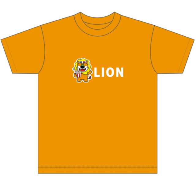 Tシャツらいおんくん（S、M、L、XL）