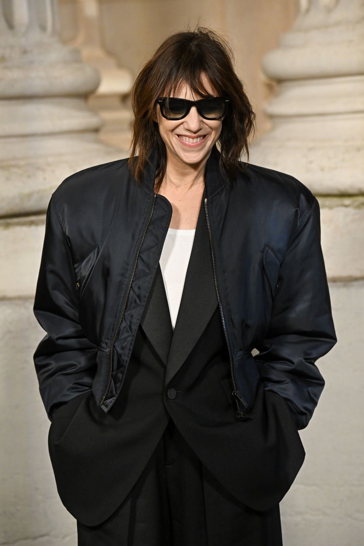 今年の1月、サンローランのメンズコレクション会場より。Photo Corbis via Getty Images