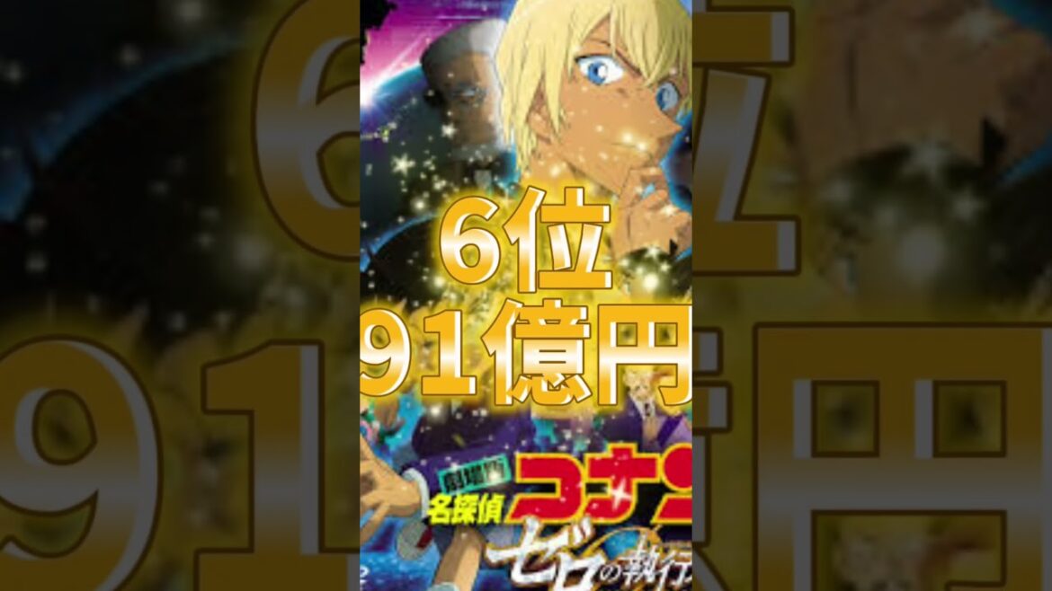 劇場版名探偵コナン興行収入ランキング