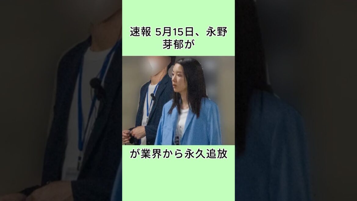 速報 5月15日、永野芽郁が業界から永久追放 #永野芽郁 #芸能人 #芸人 #芸能界のホットニュース #shorts