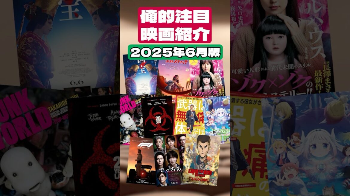 俺的注目映画紹介～2025年6月編～ #Shorts #映画 #映画紹介