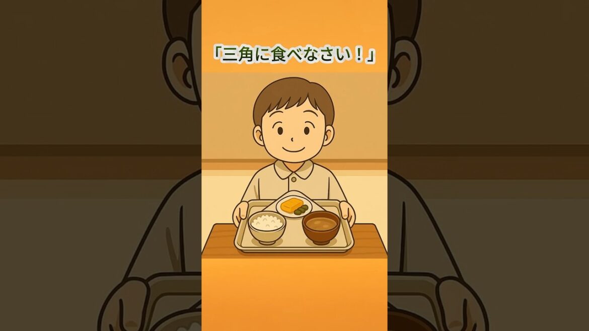 ちゃぶ台#17mini「三角食べってほんとに正しいの？」＃ちゃぶ台雑学＃三角食べ＃給食