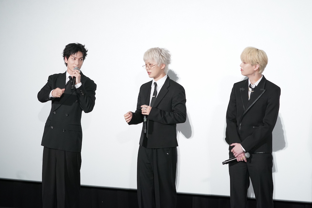 （左から）金城碧海、木全翔也、白岩瑠姫 （C）2025「JO1 THE MOVIE『未完成』-Bon Voyage-」製作委員会