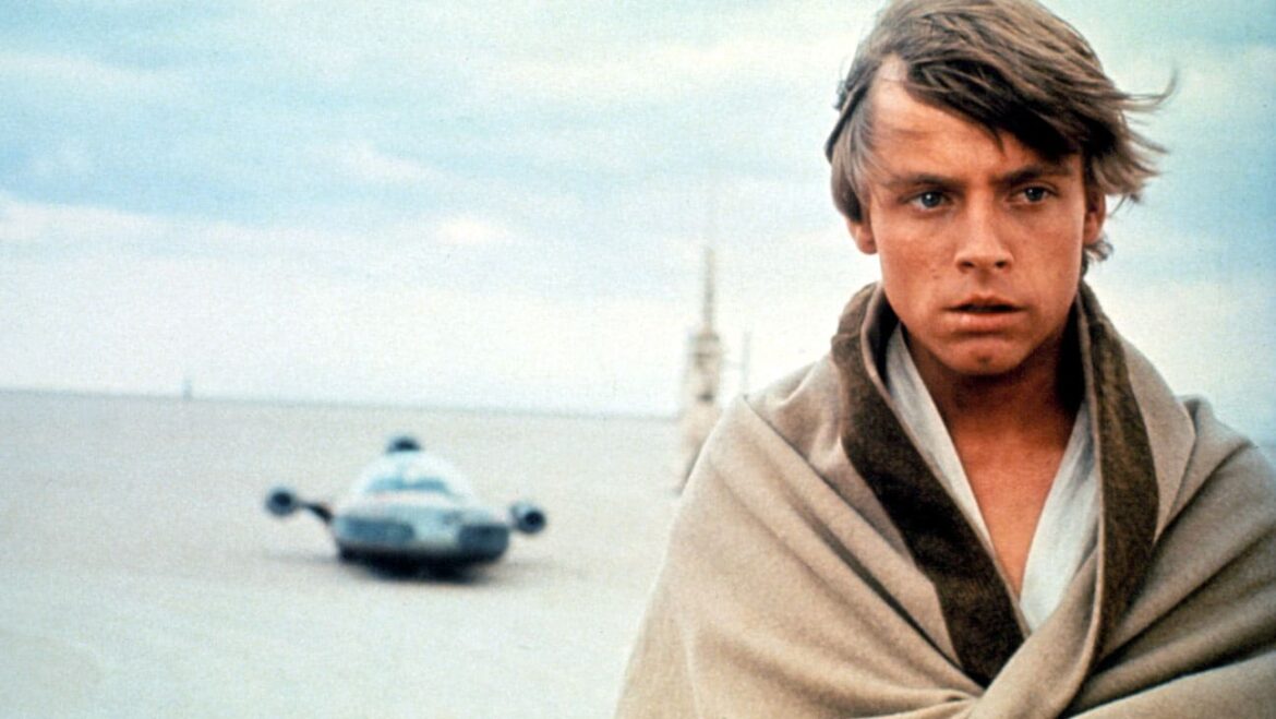 Mark Hamill in STAR WARS: EPISODE IV - A NEW HOPE), 1977.