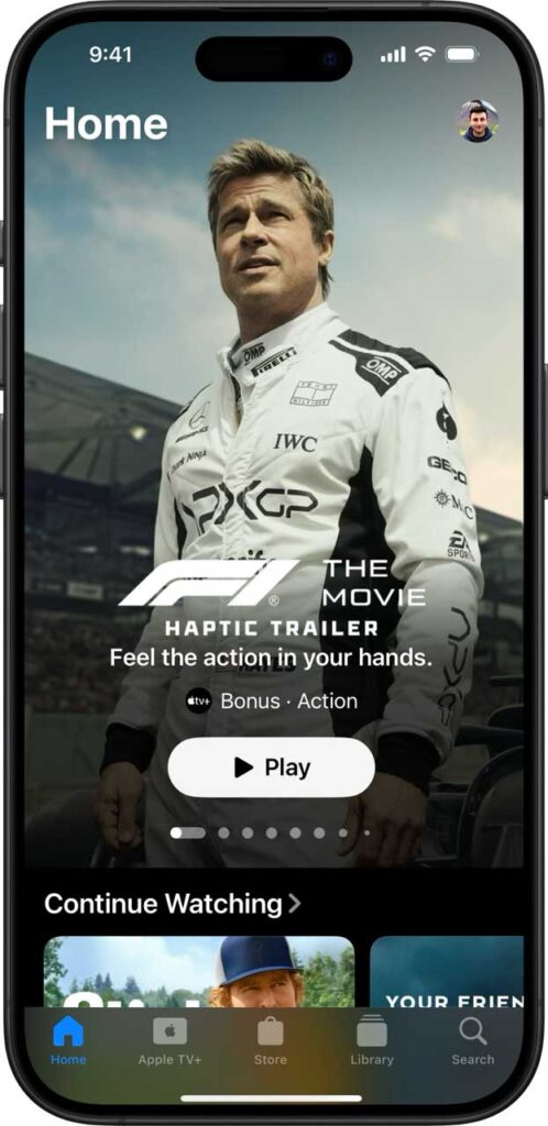 映画「F1／エフワン」、映像に合わせて振動する“ハプティックトレーラー”。iPhone限定 - AV Watch