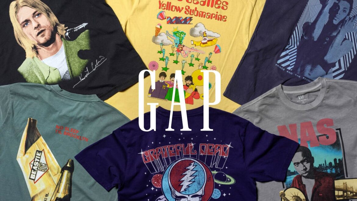 ギャップが「Vintage Music Tees」コレクションを発売　ザ・ビートルズのグラフィックTシャツなど21型を展開