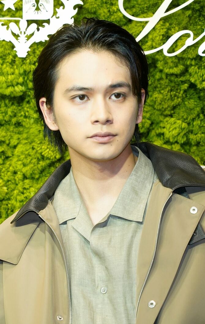 「ロロ・ピアーナ　ヒョンビン・エディション」のプレビューイベントに来場した俳優の北村匠海さん（＝2023年4月11日、東京都中央区銀座）