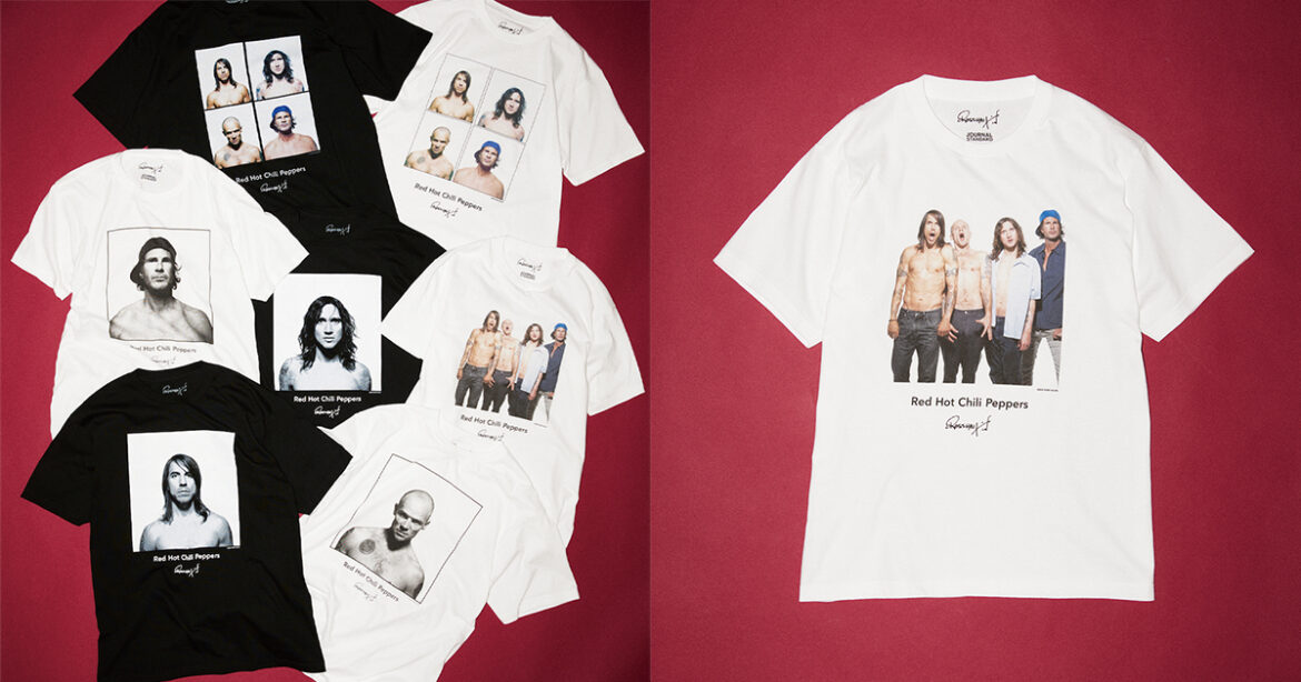 「ジャーナル スタンダード」がレッド・ホット・チリ・ペッパーズのフォトTシャツを発売 - WWDJAPAN