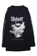 SLIPKNOT UNISEX LONG SLEEVED TEE: SUBLIMINAL VERSES (BACK & ARM PRINT)