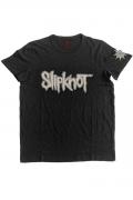 SLIPKNOT バンドTシャツ ユニセックス : LOGO & STAR (APPLIQUE)