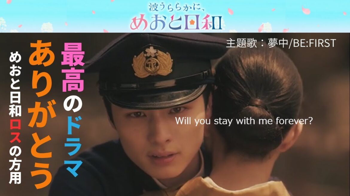 主題歌『夢中』フル✖ドラマ映像(出会い～最終回）　波うららかに、めおと日和/本田響矢/江端瀧昌/芳根京子/江端なつ美/小関裕太/山本舞香/BE:FIRST/夢中