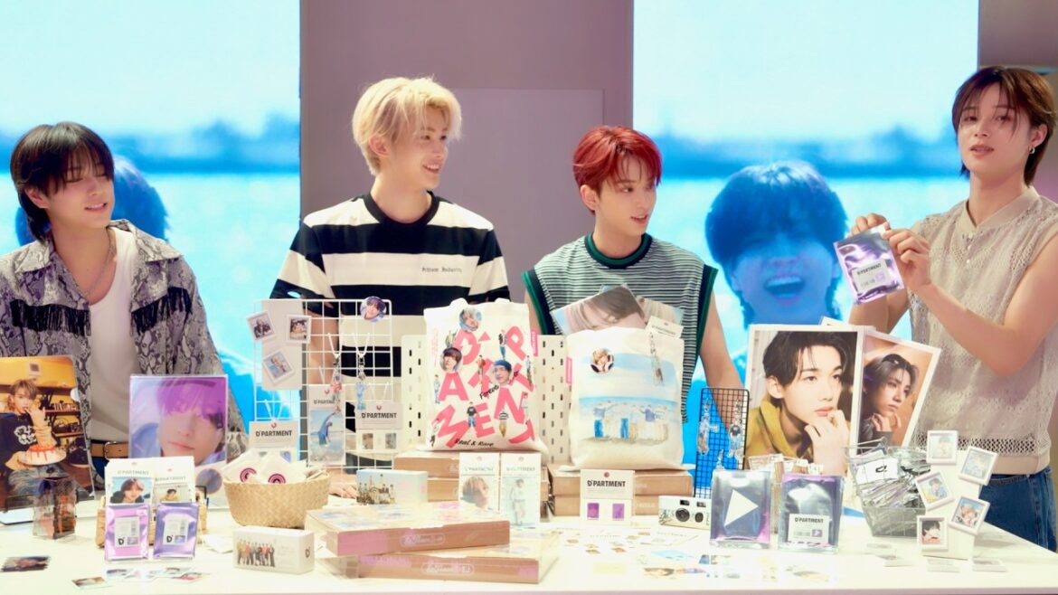 &TEAM、K-POP総合デパート「D'PARTMENT」でグッズをチェック！D'PARTMENT（ディパートメント）お忍び訪問映像